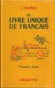122a- livre unique de français-premier livre-couleurs-1961